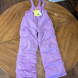 All In Motion snow bibs from Target - Size Small Purple